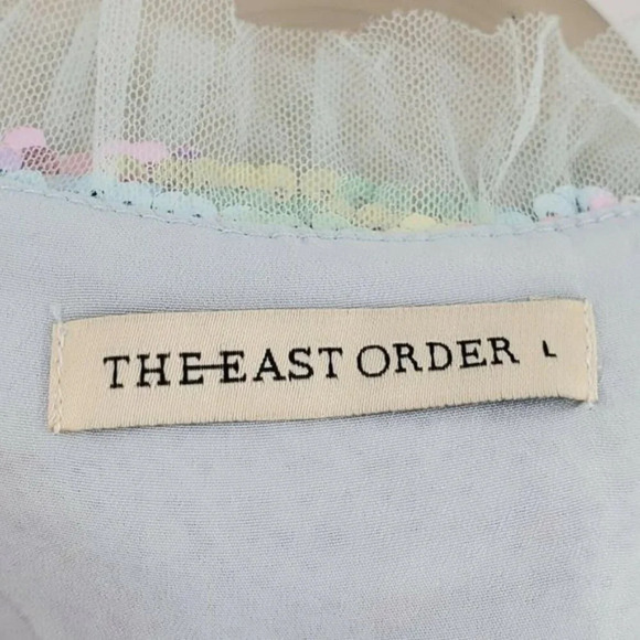 The East Order Cheyney Sequin Thin Strap Mini Dress Size Large NWOT‎ $160 - Picture 9 of 10